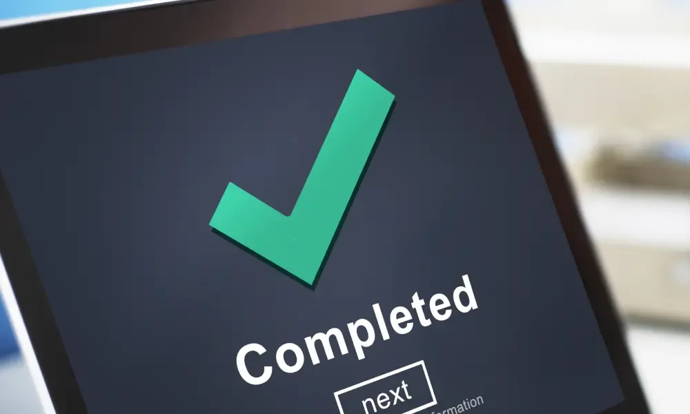 完全オンライン完結システムのイメージ写真。